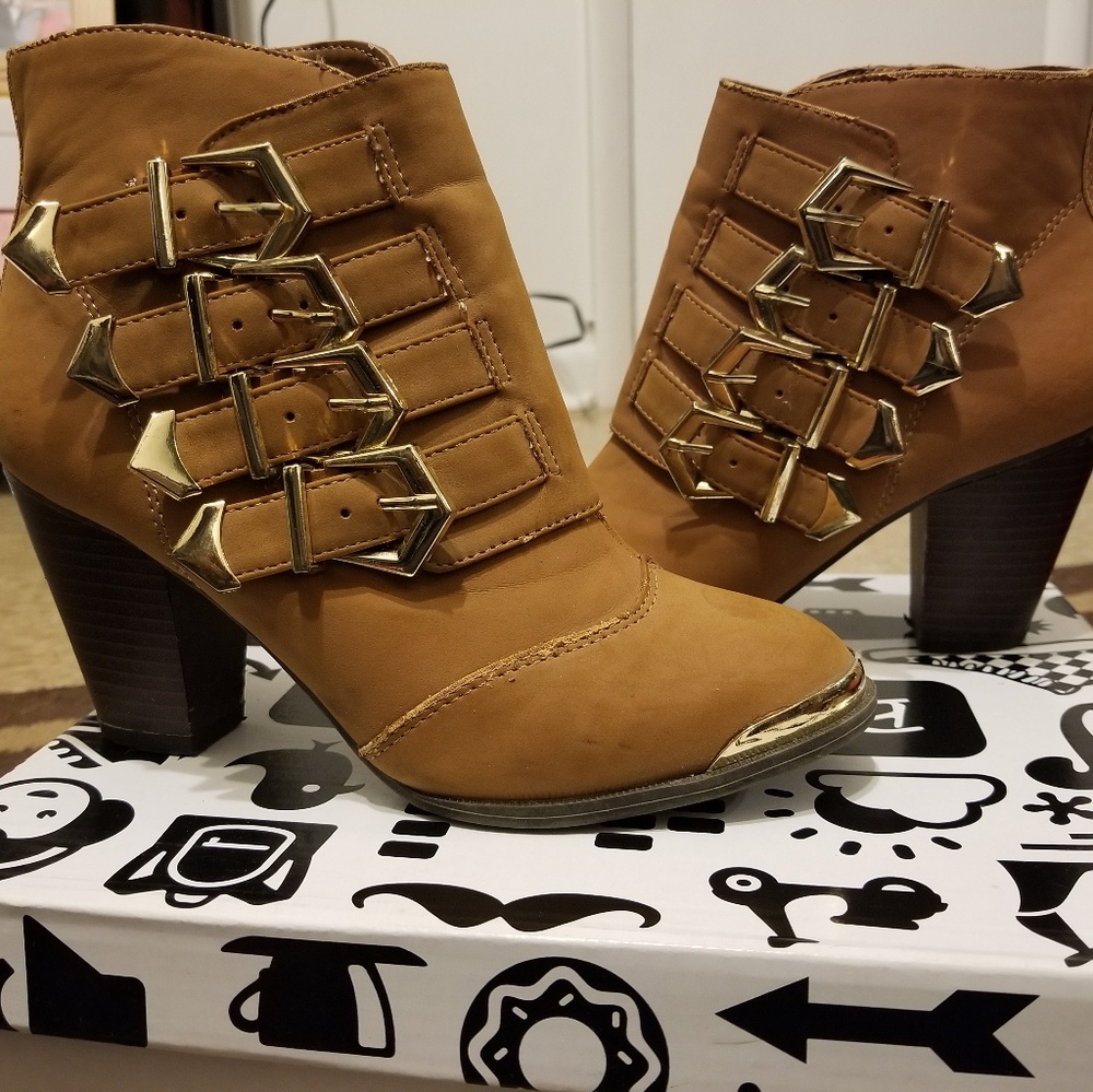 Tan Booties